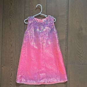 Lola and the boys Pink and Purple Sequin Dress. Worn once.
